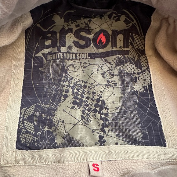 Arson snowboard pants ladies size small.  Navy color with a slight pattern. - Picture 6 of 8